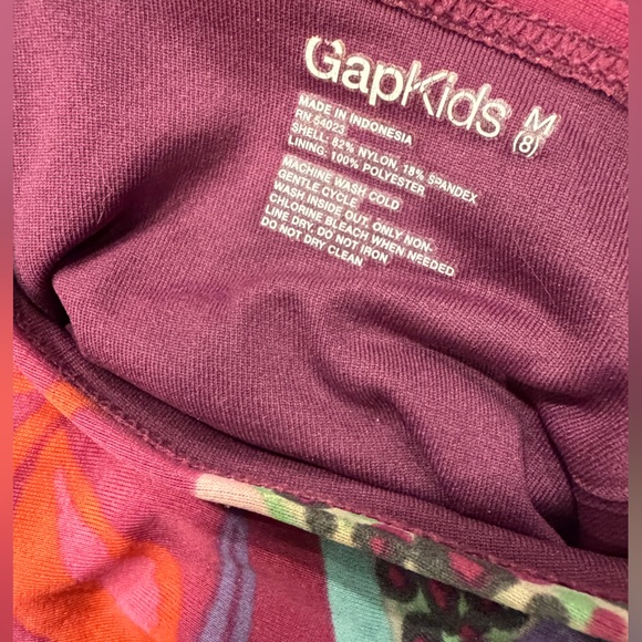 GAP Kids Plum Pink Floral Swim Top and Briefs - Picture 6 of 7